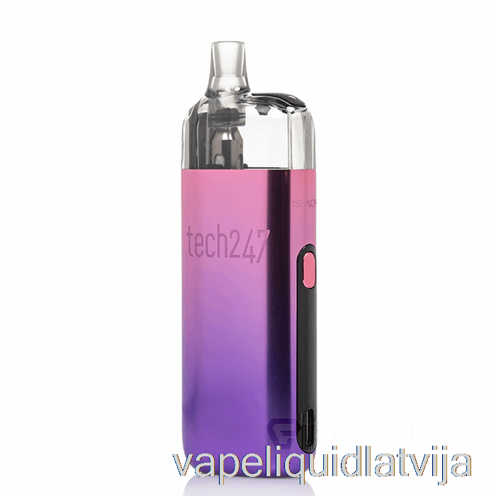 Smok Tech247 30w Pod Komplekts Rozā Violets Vape šķidrums